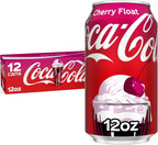 Coca-Cola Cherry Float Soda Soft Drink Cans, 12 fl oz, 12 Pack