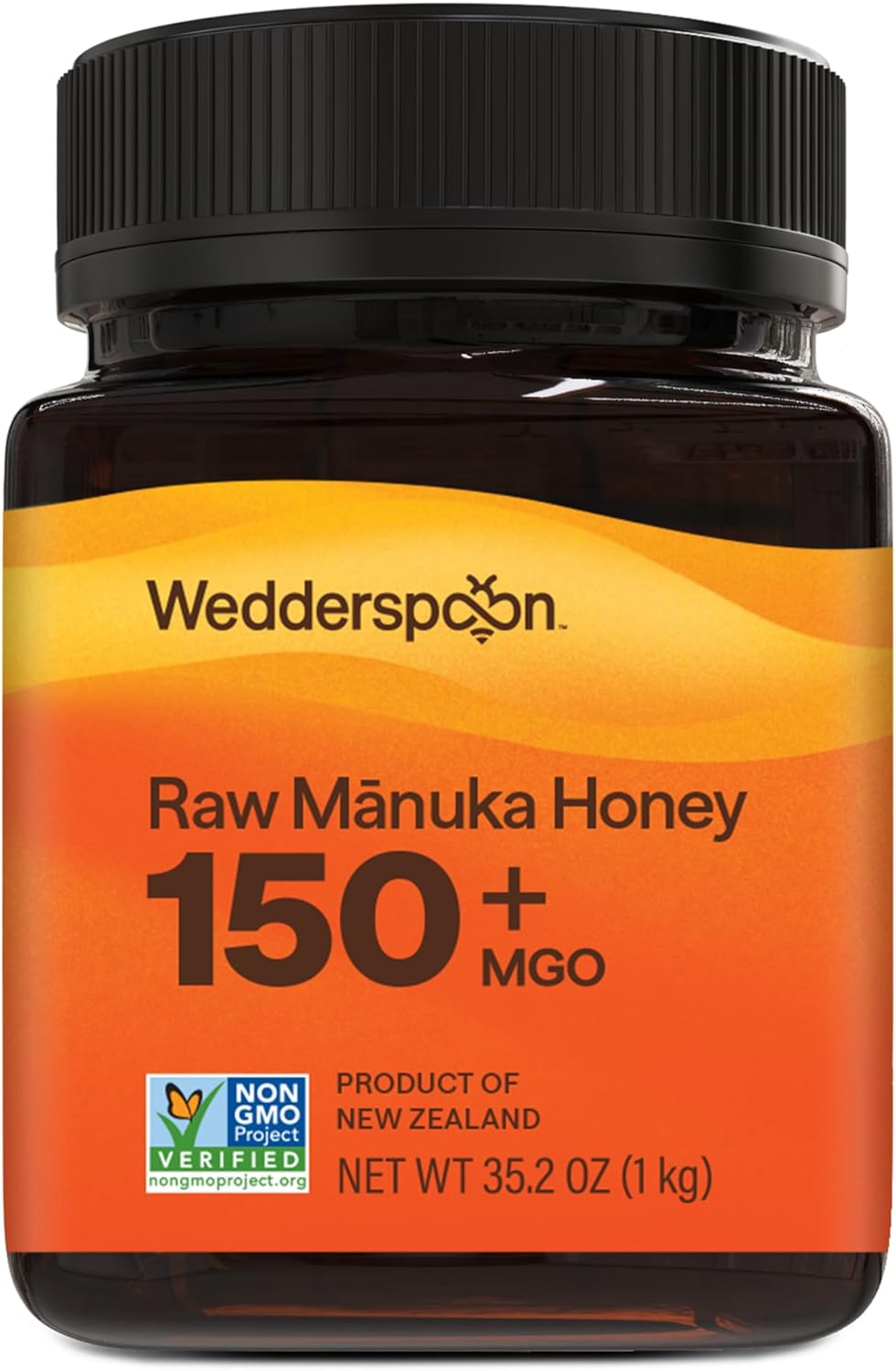 Wedderspoon Raw Premium Manuka Honey, KFactor 16, 35.2 Oz, Unpasteurized, Genuine New Zealand Honey, Traceable From Our Hives To Your Home
