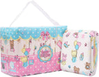 Littleforbig Printed Adult Brief Diapers 10 Pieces - Baby Cuties (Medium 28"-38")