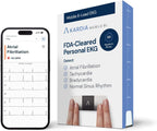 KardiaMobile 6L EKG Monitor, Medical-Grade, FDA-Cleared Heart Monitor, 6 Views of the Heart, Results in 30 Seconds, Unlimited Recordings, Works with Smartphones, HSA&FSA Eligible, Pocket-Size