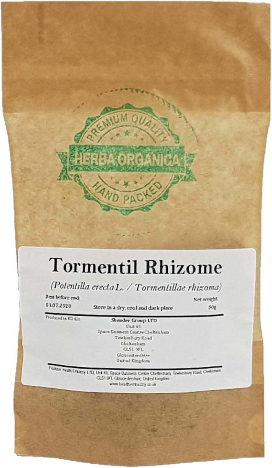 Herba Organica Tormentil Rhizome - Potentilla Erecta L - Herbal Tea (50g)
