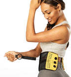 BaxMAX Adjustable Back Brace with 5-to-1 Compression Pulley System for Lumbar Support & Back Pain - Immediate Relief from Sciatica, Scoliosis, Bulging/Herniated Disc - Lightweight/Breathable, Medium