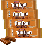 Arnott's Tim Tam Milk Chocolatey Cookie 6.2oz (175 Grams), Chewy Caramel Flavour, 4 packs, Authentic Imported