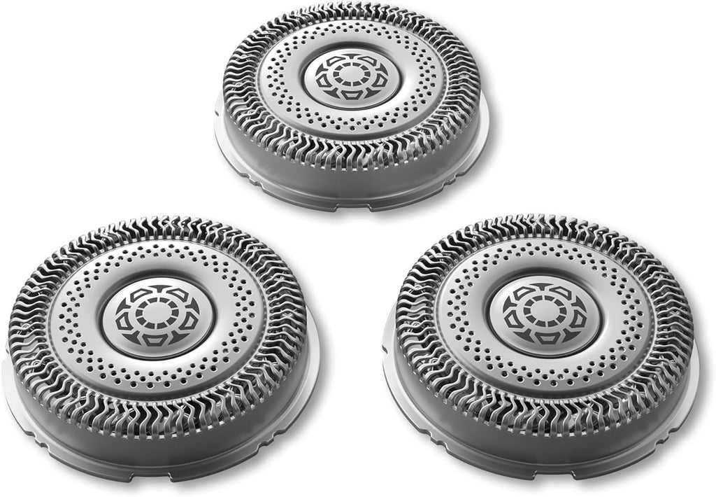 Philips Norelco Genuine SH91/52 Replacement Shaving Heads Compatible with Norelco Shaver Series S9000 and 9000 Prestige, Latest Version for Refreshed SH90/70, SH98/70, and SH98/80