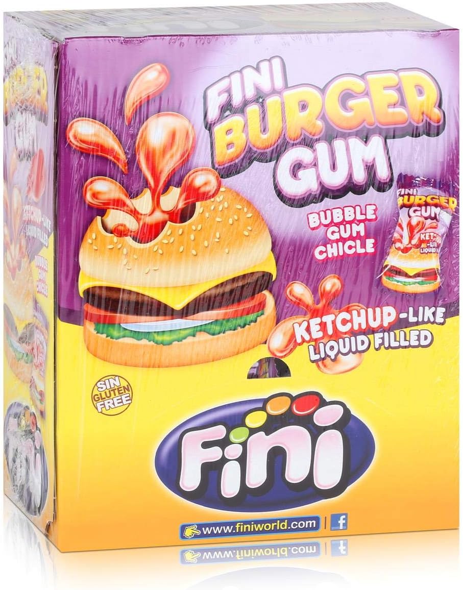 Fini Burger Bubble Gum (Pack of 200)