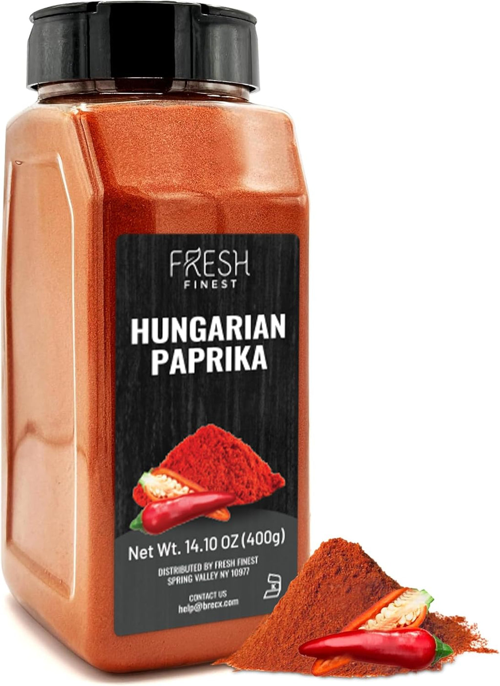 Fresh Finest Hungarian Paprika – Delicious Authentic Sweet Paprika Powder Hungarian Seasoning – Mild Spice Sweet Powder for a Wide Range of Dishes - 14.10oz (400g)