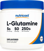 Nutricost L-Glutamine Powder 250 Grams
