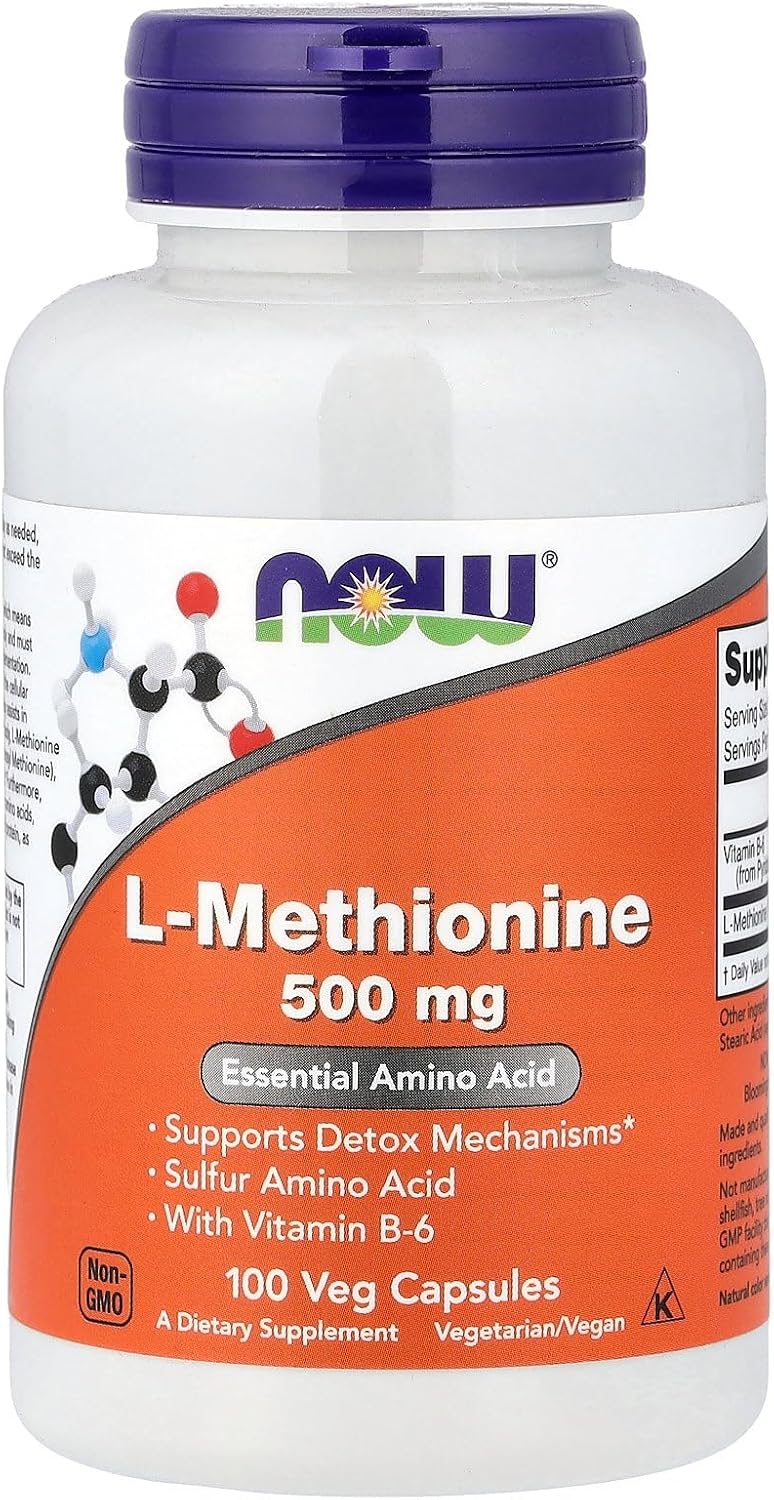 Now Foods L-Methionine 500 mg 100 Caps