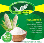 White Corn Meal – Fine Ground Cornmeal for Baking and Cooking – 5 lb Bag