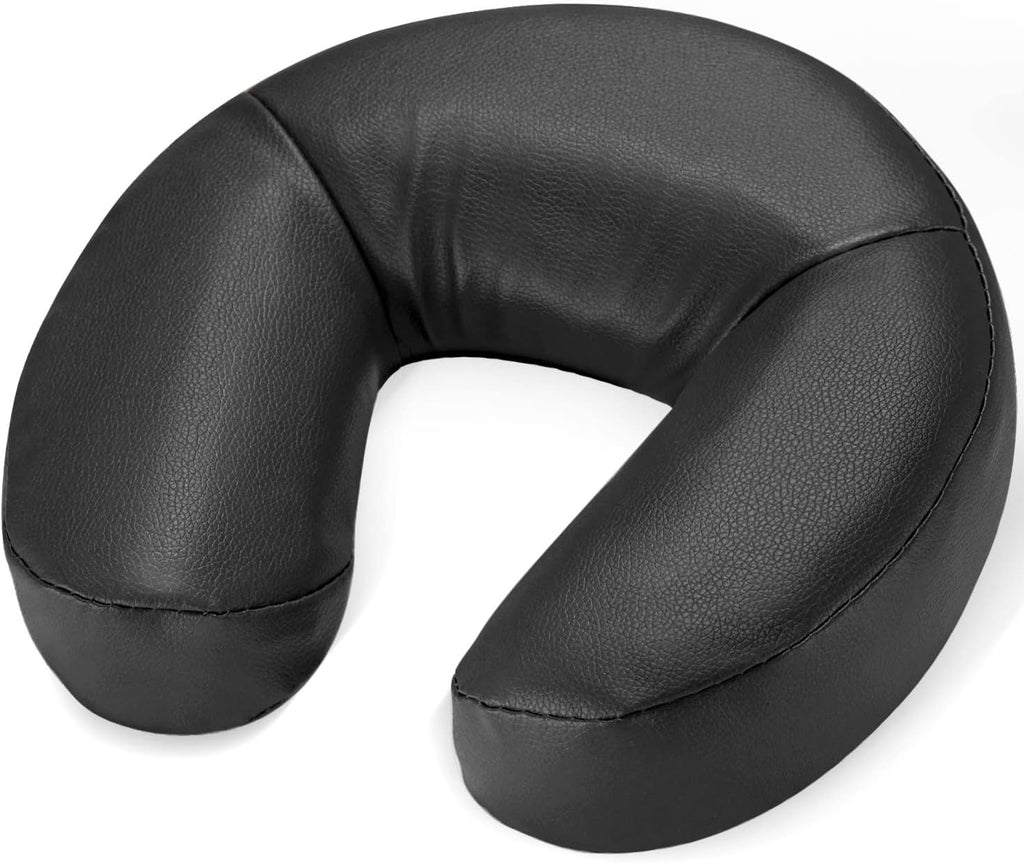 Noverlife Massage Face Cradle Cushion, Professional Massage Table Universal Face Head Neck Rest Pad, Soft Memory Foam Crescent Massage Chair Pillow for Massage Spa Therapy Beauty Treatment Sleep
