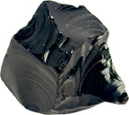 Black Obsidian Raw Stones 1.25-2 Inch, Natural Rough Healing Crystals for Protection, Chakra Balancing, Meditation, Energy Cleansing, Reiki Stones Bulk, Home Decor, Gemstone Collection