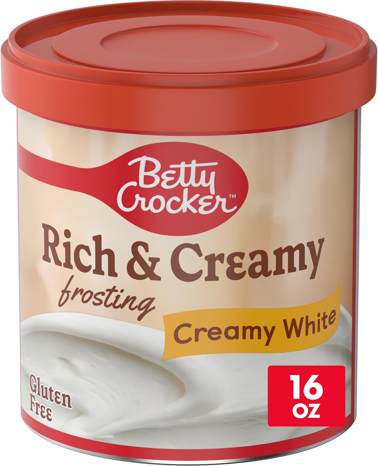Betty Crocker Rich & Creamy Gluten Free Creamy White Frosting, 16 oz.