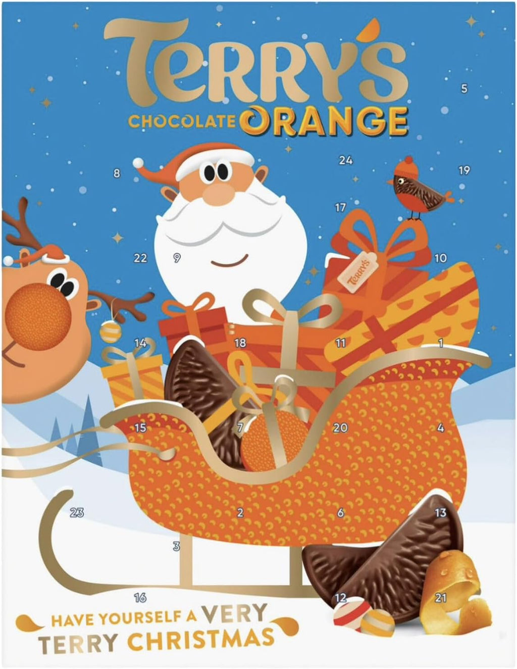 Terry's Chocolate Orange Christmas Advent Calendar 106g