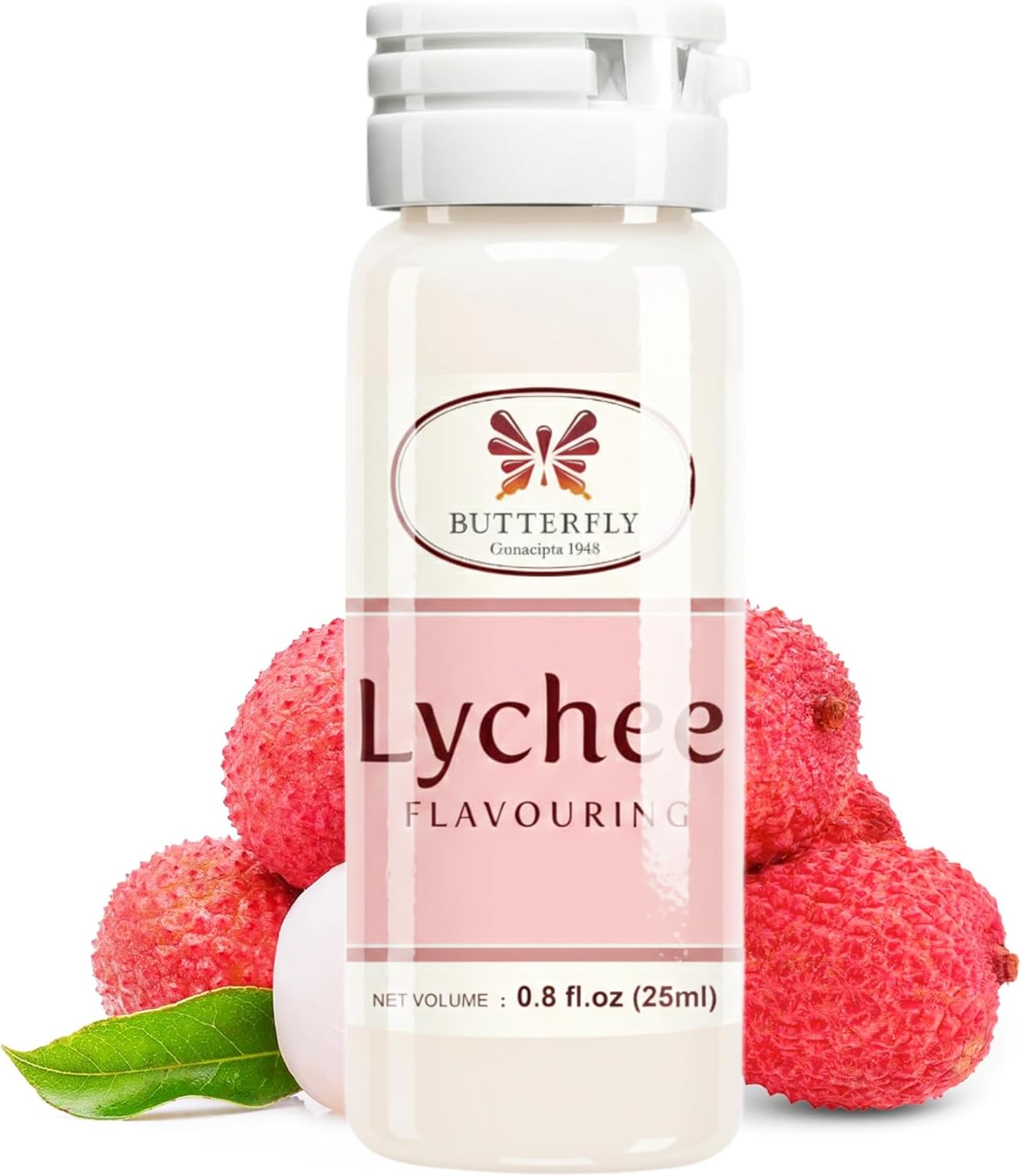 Butterfly Lychee Flavoring Extract Paste, 25 ml — Lychee Flavor for Baking, Drinks & Cocktails