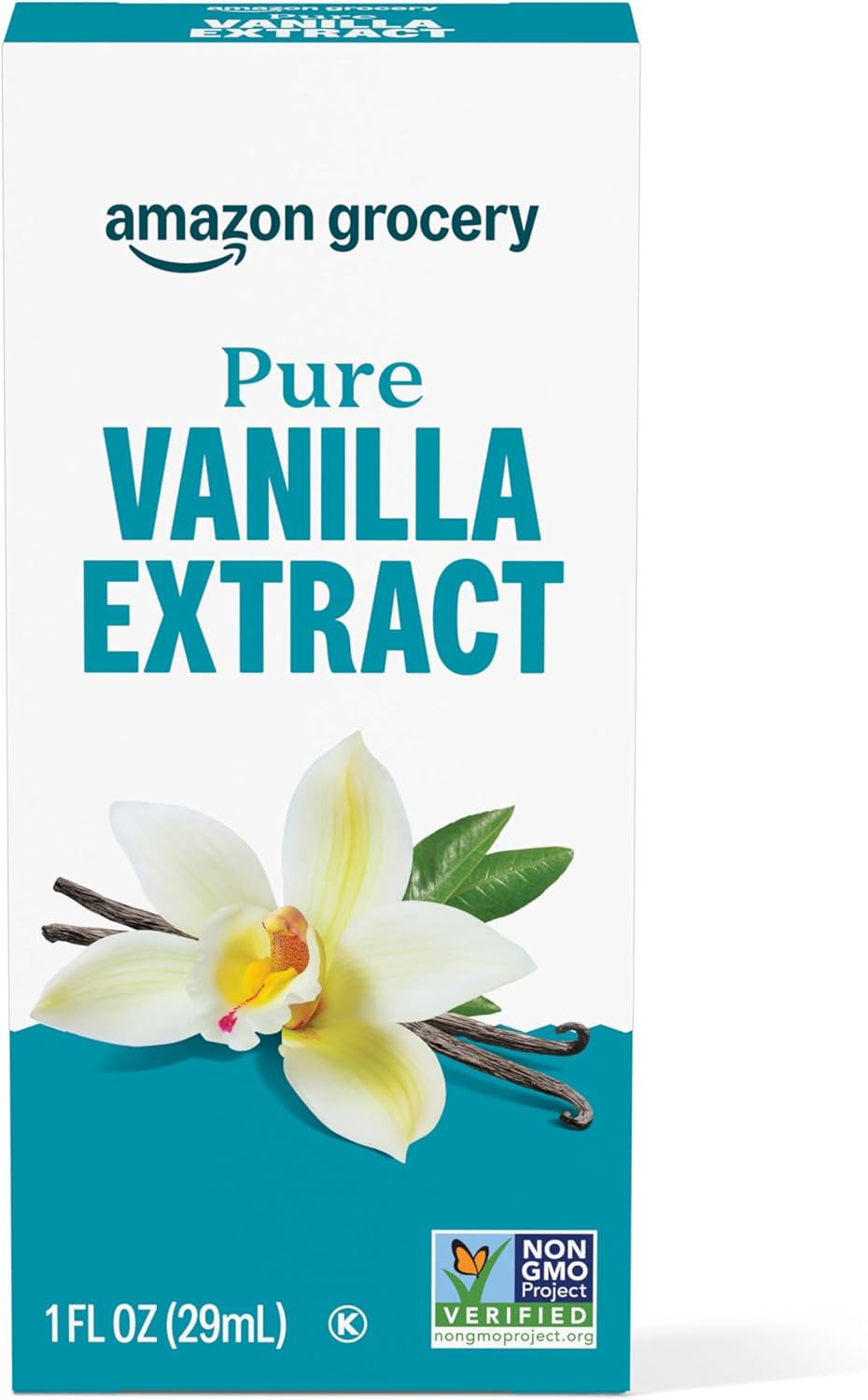 Amazon Grocery, Pure Vanilla Extract, 1 Fl Oz