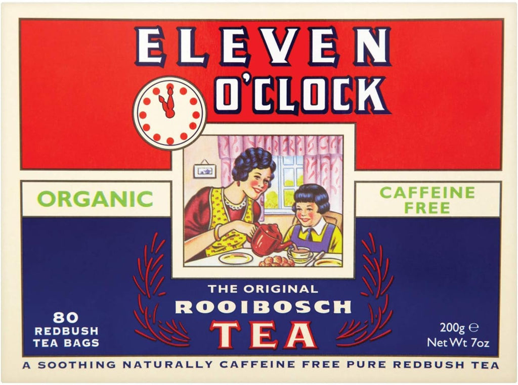 Eleven O'clock Org Rooibosch Tea 80 Bag (Pack of 2)