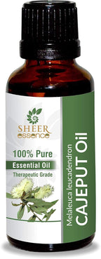 Cajuput Oil -(Kayu Putih | White Wood)- Essential Oil 100% Pure Natural Undiluted Uncut Therapeutic Grade Oil 8.45 Fl.Oz.