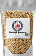 Dairyland Harvest Non-GMO Soybeans – 100% Natural Whole Soya beans for Soy Milk & Tofu Making – Food-Grade, High-Protein, USA Grown 1 lb