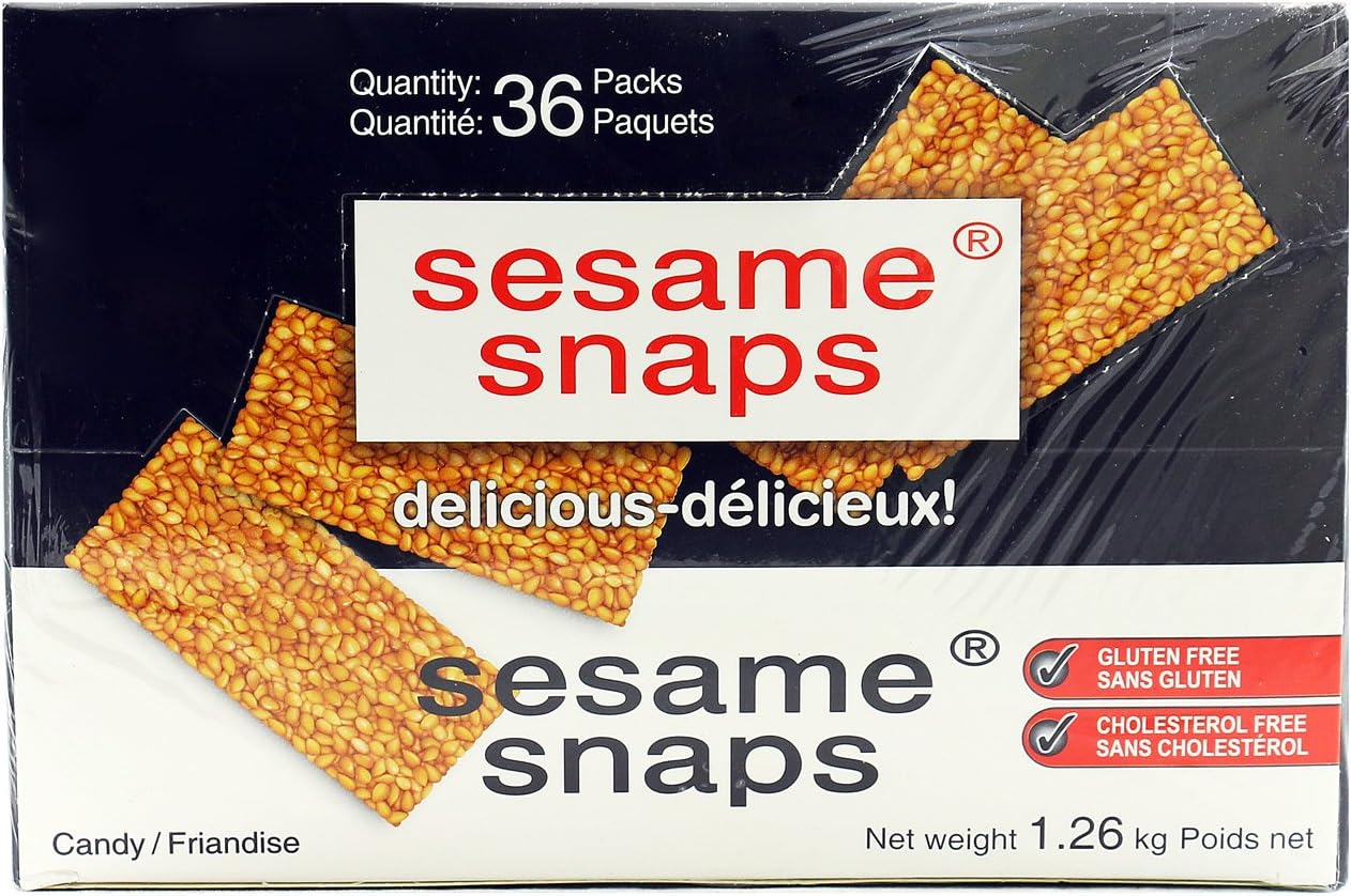 Sesame Snaps - 36 packs x 35 grams (Net weight 1.26 Kg)