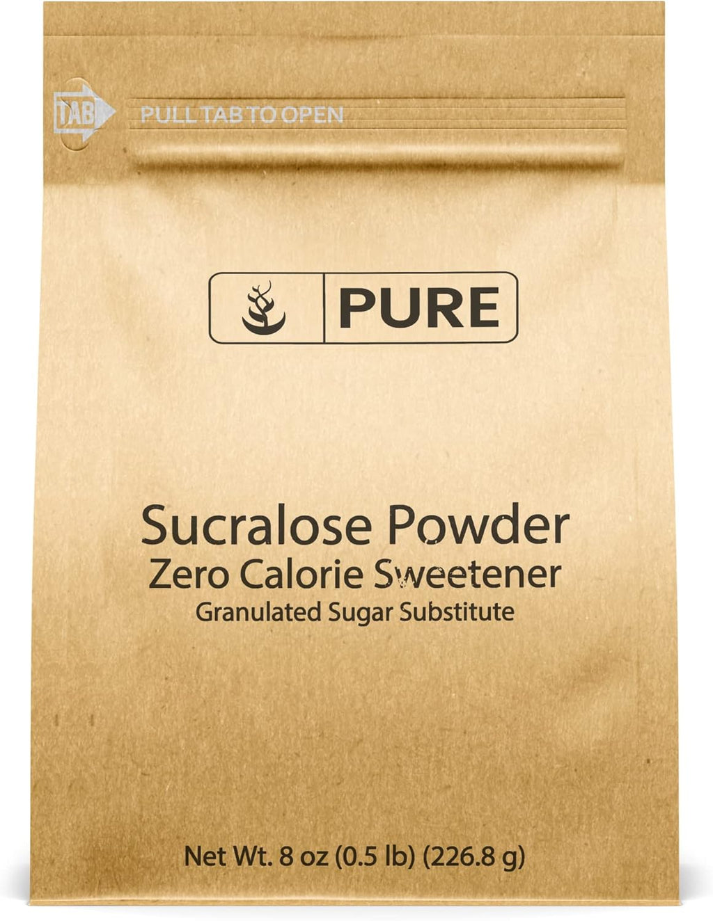 Pure Original Ingredients Sucralose Powder (8 oz) Zero Calorie Sweetener, Great for Cooking & Baking, Sugar Substitute
