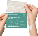 NUTRI-PATCH Energy B12 &Complex Topical Patch, Infused with B1,B2,B3,B5,B6,B12,Biotin,Choline & Inositol 30 Count