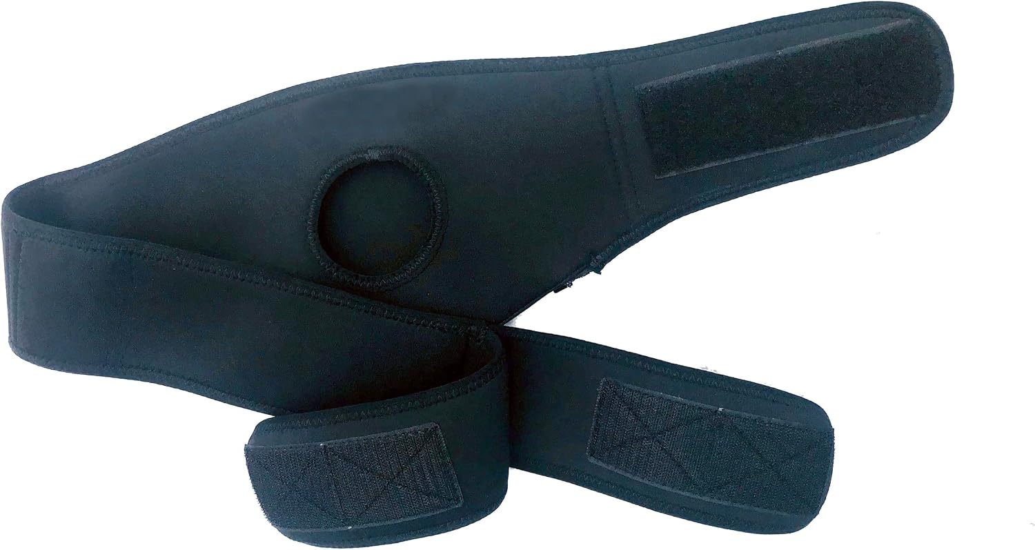 EXTREME Soft Thin Neoprene Ostomy Belt Stoma Bag Belt Illeostomy Colostomy Hernia Belt for Women and Men (Left Side 4 = 36" to 38")