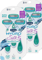 Schick Hydro Silk Disposable Razors for Women, 3 Count (Pack of 2)