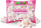 Mamiz Heart Shaped Marshmallows, – Valentine’s Day Candy for Kids, Soft & Fluffy, Parties & Gifts – Kosher, Nut Free, Gluten Free, Fat Free, 150g