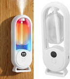 Wall Mounted Essential Oil Diffuser,Wall Mounted Essential Oil Diffuser 3 Power Level 360° Surround Spray, Battery Life with LCD Display