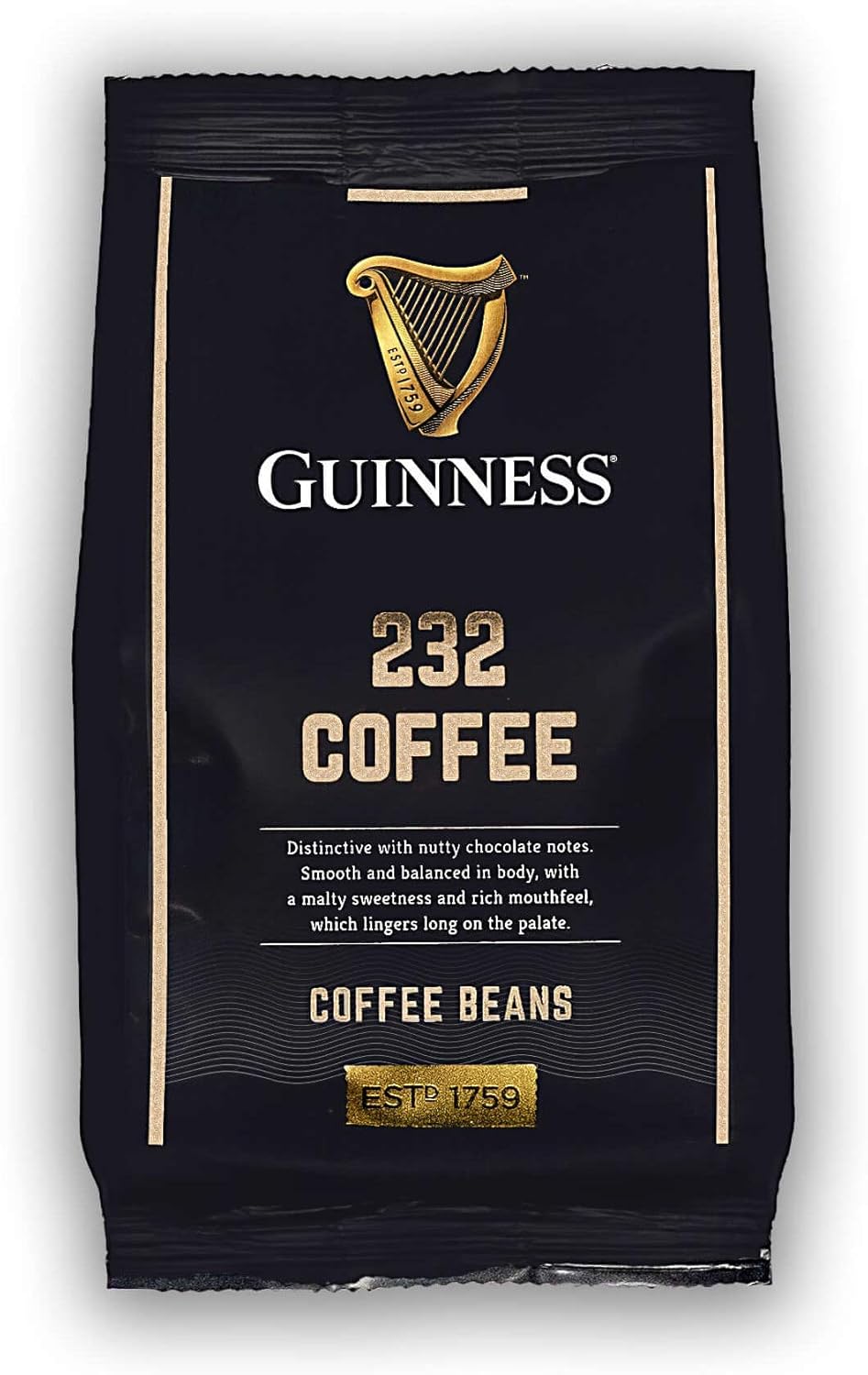 Exclusive, Limited Edition Guinness Coffee '232' Brew by Tiki Tonga Coffee Roasters. Roasted in The United Kingdom (Whole Roasted Beans)