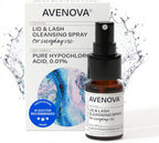 Avenova Eyelid and Eyelash Cleanser Spray - 20ml Bottle - Gentle Everyday Pure Hypochlorous Acid Spray for Eye Irritation