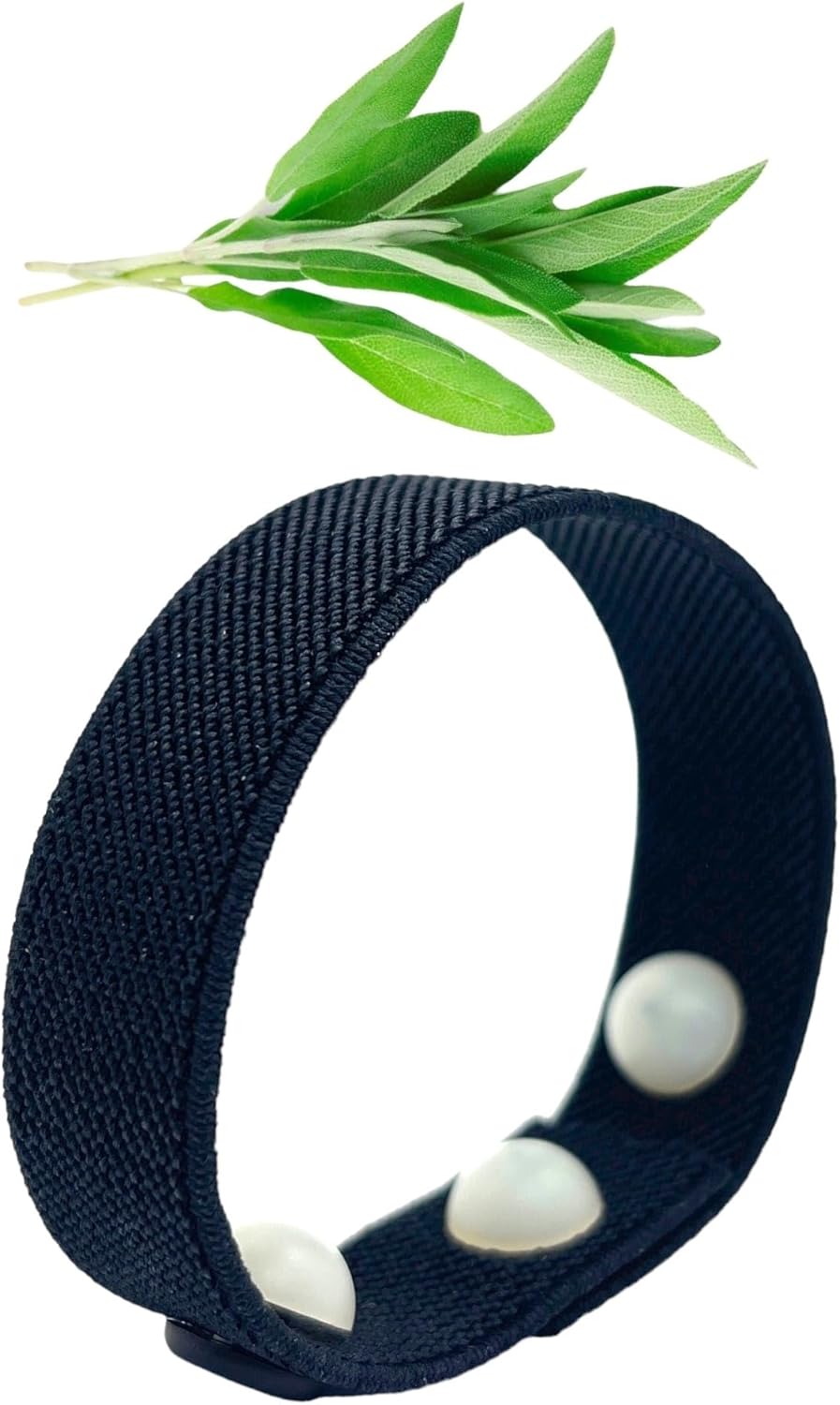 Menopause Acupressure Bracelet for Cooling Comfort – Clary Sage Scented Knit Elastic Wristband for Hot Moments, Sleep & Emotional Support – Slip‑On Band for Women