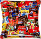Bulk Chocolate Candy Mix – Individually Wrapped Fun Size Chocolate Bars & Treats Assortment – Caramel, Peanut Butter, Wafer & Milk Chocolate Favorites – Great for Sharing & Gifting (32 Ounces)