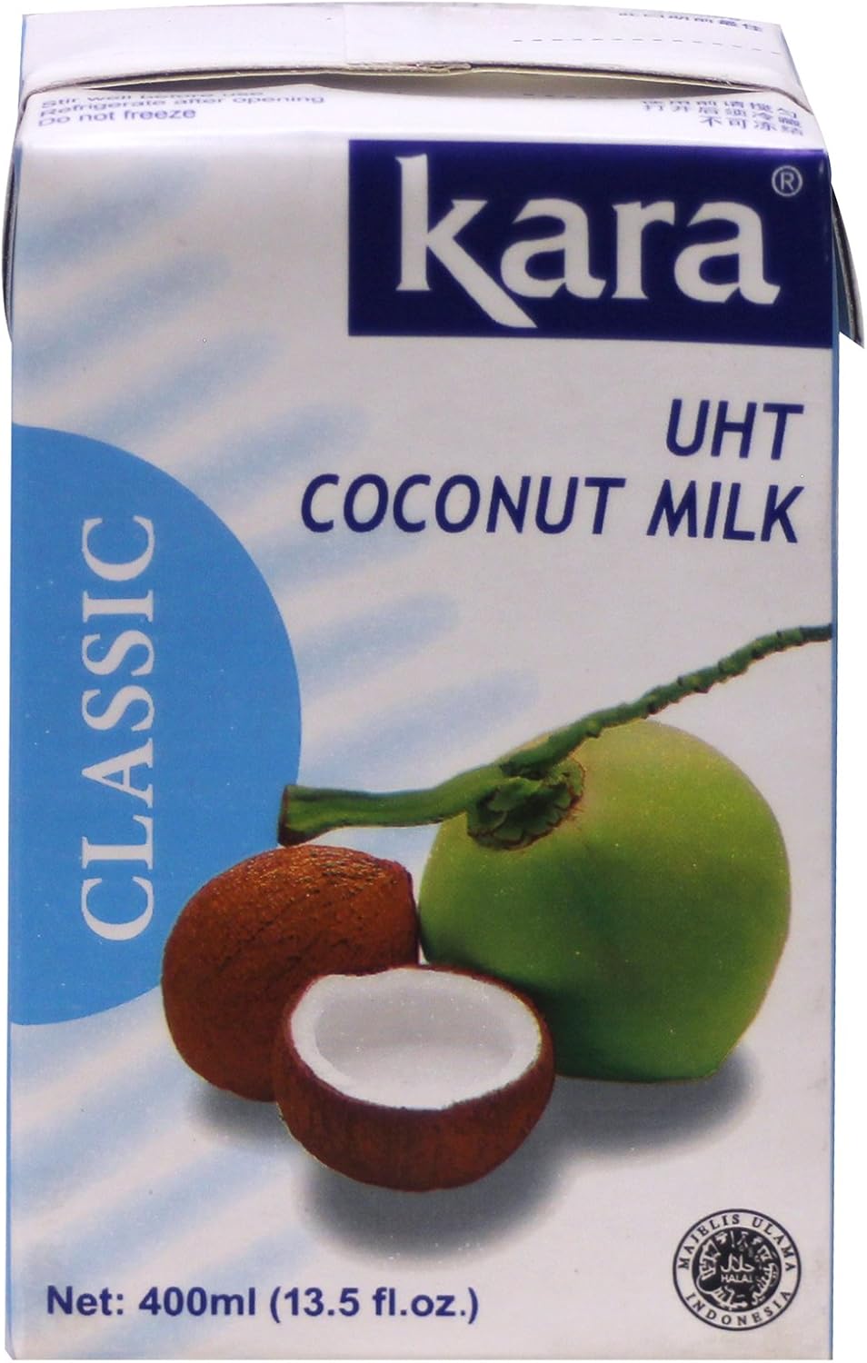 Coconut Milk Classic (UHT Natural) 13.5 fl oz (Pack of 6)