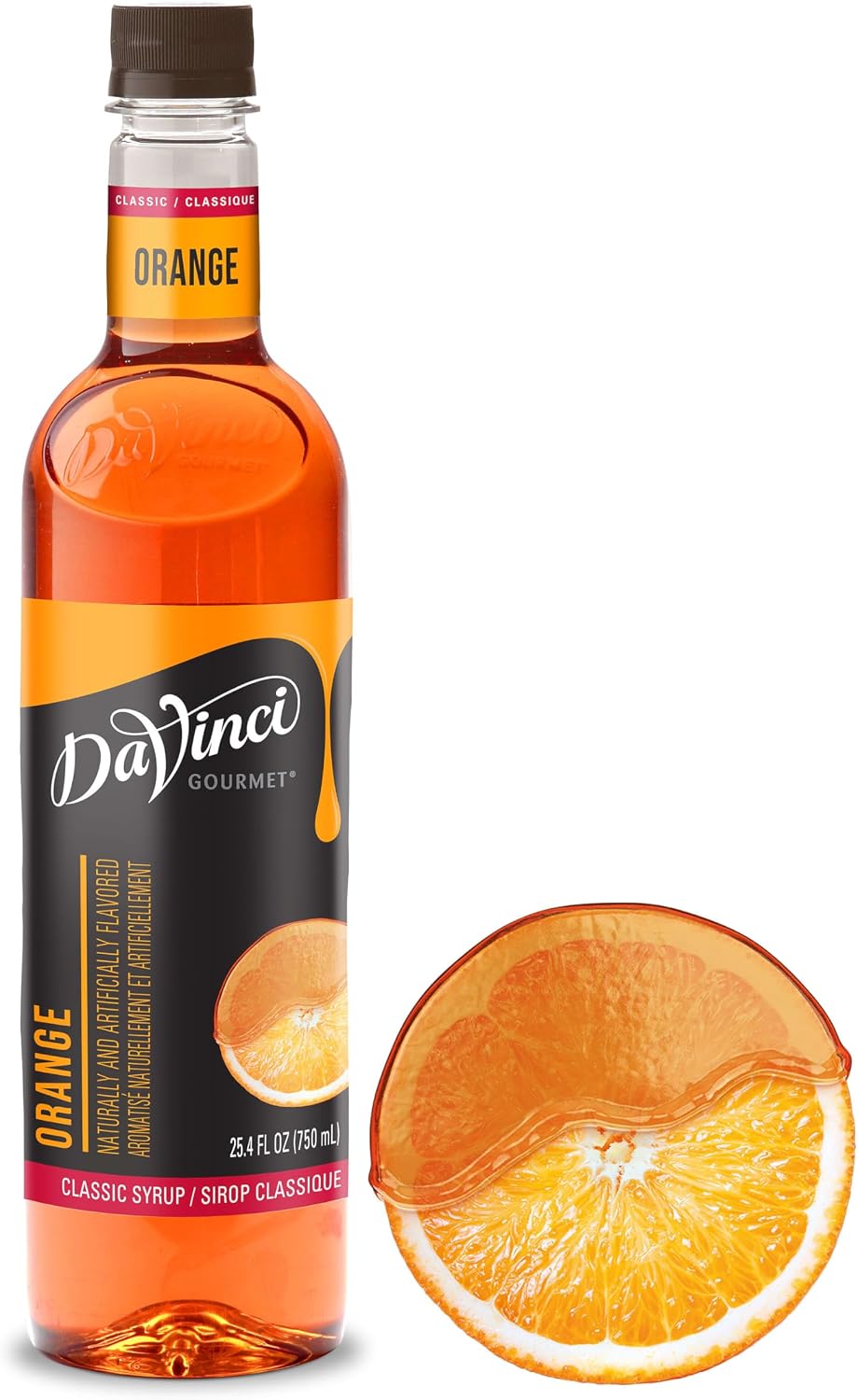 DaVinci Gourmet Classic Orange Syrup, 25.4 Fluid Ounces (Pack of 1)