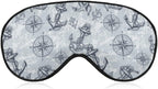 Sleep Mask,Anchor Rope Nautical Eye Masks with Adjustable Strap for Sleeping,Block Light Eye Sleep Shade Cover for Women Men