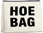 Funny Makeup Bag Gifts for Women Friends Hostess Gift Hoe Bag Cosmetic Bags Zipper Pouch Cool Gifts