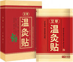 Moxibustion Patches (40 Count) - Natural Mugwort Heat Patches for Knee Neck Shoulder Back Waist - Self-Heating Herbal Warm Pads - Soothing Heat for Daily Wellness
