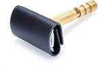 Safety Razor Head Protecting Leather Cover, Genuine Cowhide Leather Double Edge Safety Razor Case Accessories for Travel, Butterfly Razor Case (Black)