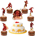 25PCS Children Cake Toppers Cupcake Toppers Cake Decorations,Children Birthday Party Supplies Decorations (6)
