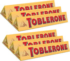 TOBLERONE SWISS MILK CHOCOLATE WITH HONEY AND ALMOND NOUGAT 6 X 100 G BARS by Toblerone