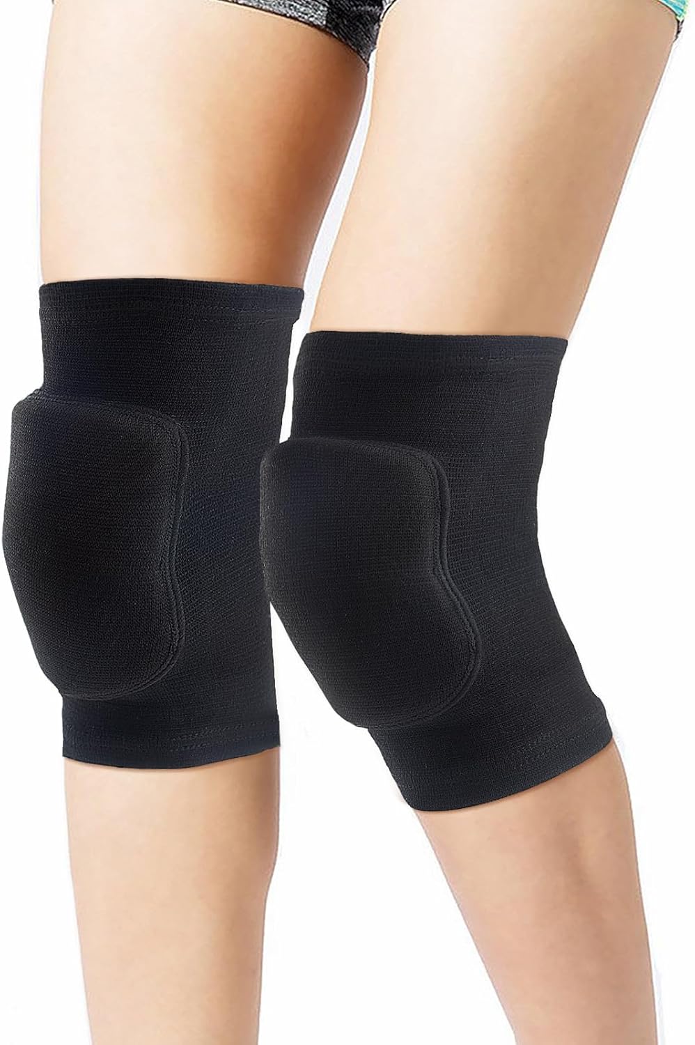 Volleyball Knee Pads for Dancers, Soft Breathable Knee Pads for Girls Women Men Youth Kids Knees Protective, Knee Brace for Volleyball Football Danceing Yoga Tennis Running Cycling Fitness