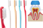 Collis Curve - Soft 3 Sided Toothbrush - Orthodontic Toothbrushes - Soft Bristle Toothbrush for Sensitive Gums, Bleeding Gums, Braces, Autistic, Adults and Children's Over 13 Years (Pack 4)