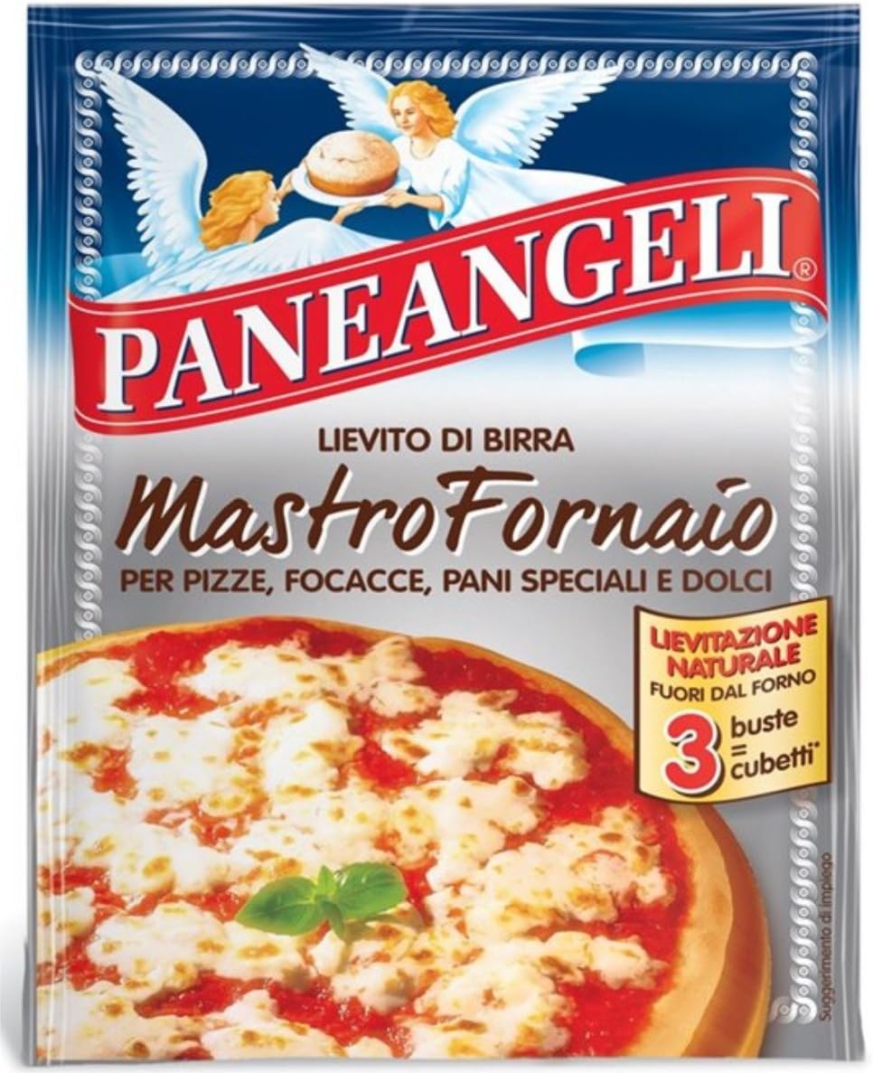 Paneangeli Mastro Fornaio Yeast For Pizza 3 Envelopes, 3 Count (Pack of 3)