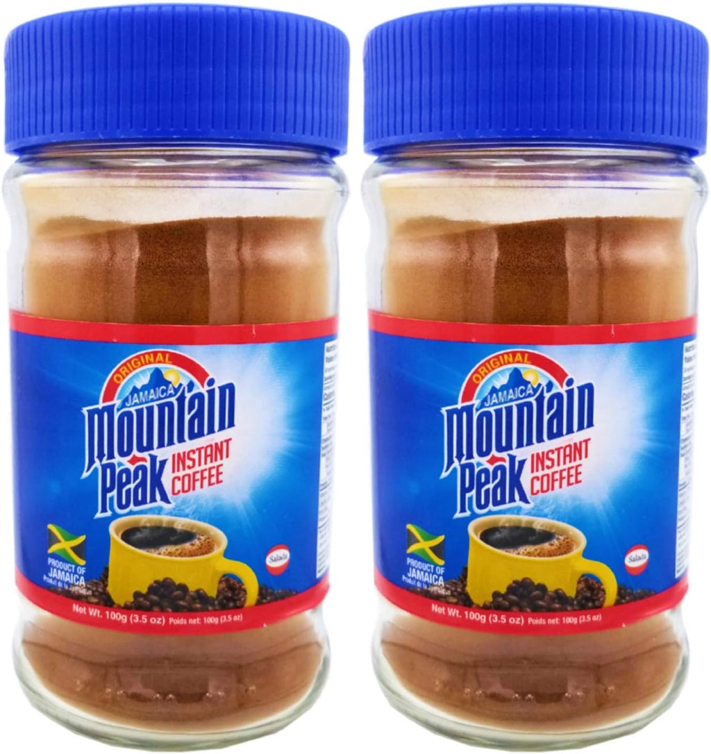 Mountain Peak Instant Coffee – Premium Jamaican Blend, 100g Jar