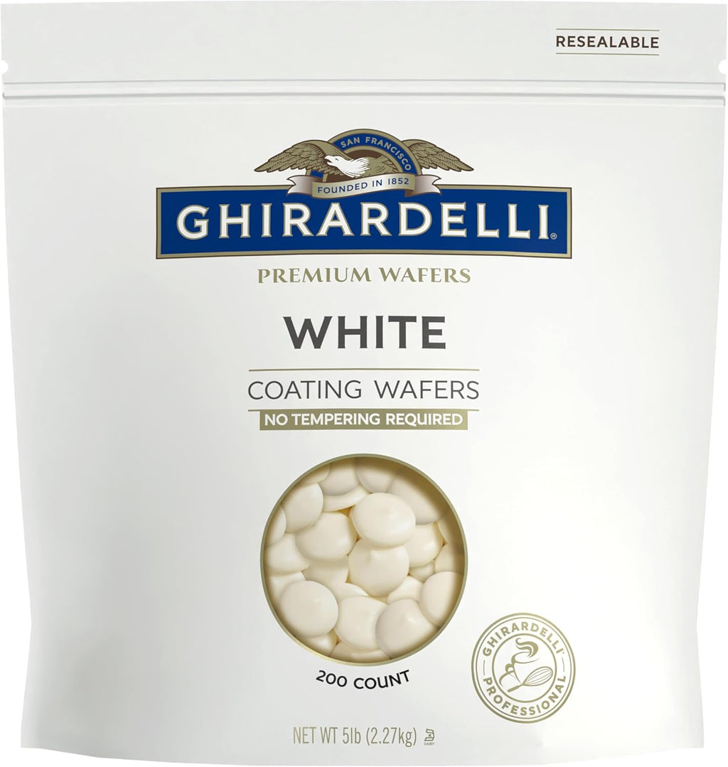 Ghirardelli Premium White Coating Wafers, 5lb Bag