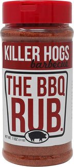 Killer Hogs The BBQ Rub, Championship Barbecue Grill and Smoking Seasoning, Spice Blend for Beef, Steak, Ribs, Burgers, Pork, and Chicken, 11 oz Shaker