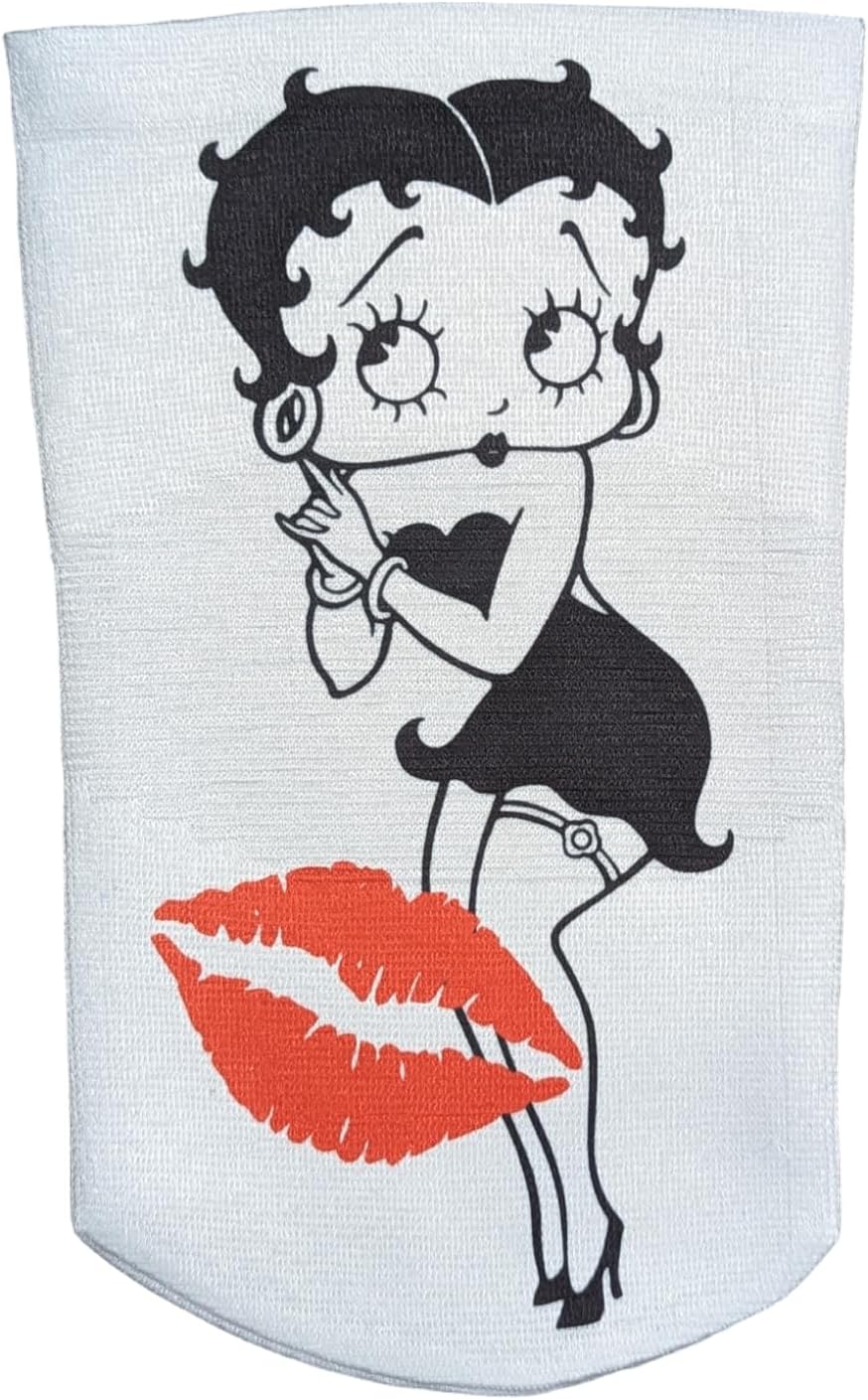 Heal with Appeal Amputee Sock BettyBoop Stands Red Lips v2 3ply Stump Sock