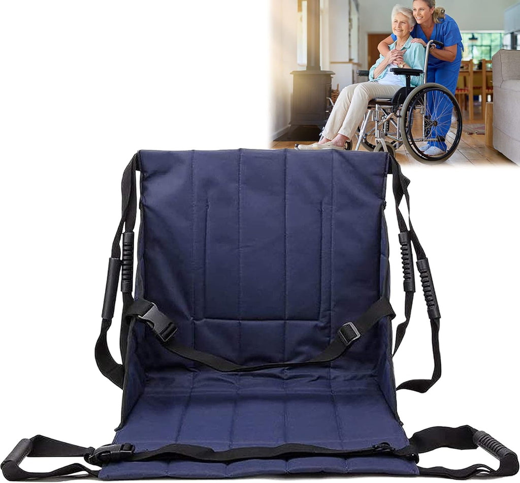Wheelchair Transfer Sling Belt, Patient Transfer Lift Sling Board Belt Waterproof Transfer Emergency Evacuation Chair for Seniors, Bedridden, Disabled and Obesity, Rugged and Durable