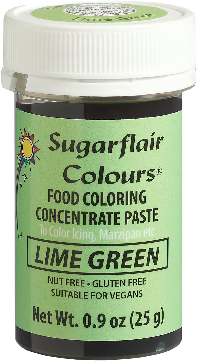 Sugarflair Food Coloring Concentrate Paste, 25 Grams Lime Green